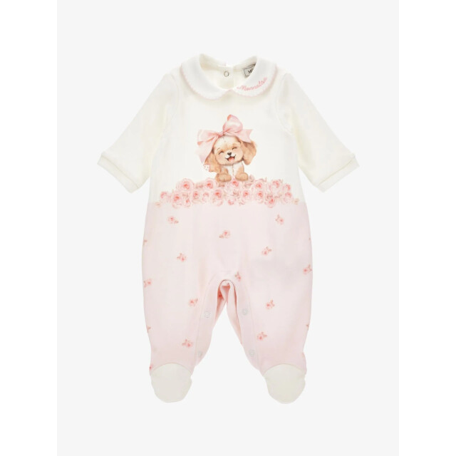 Monnalisa Meisjes baby boxpakje puppy panna rosa antico 35F203-6000-0191 large
