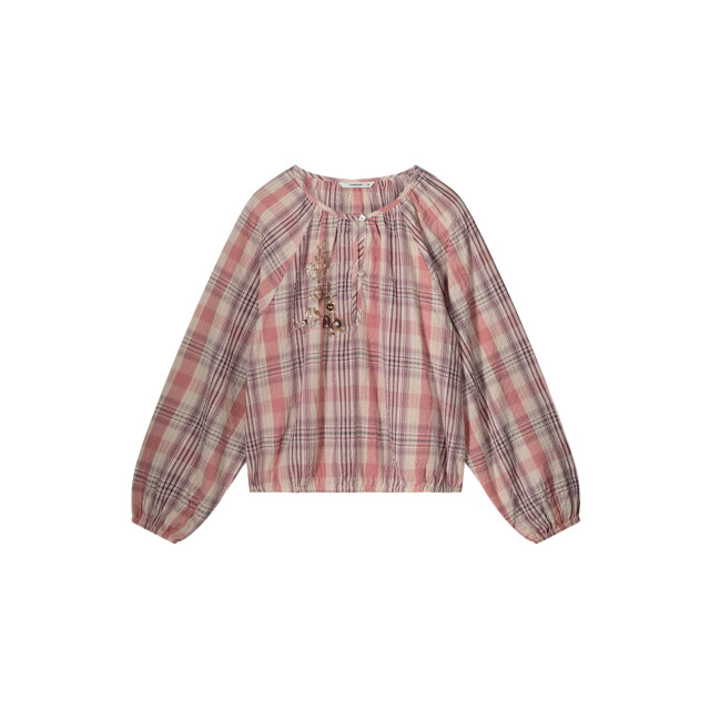 Summum 2s3242-12214 longsleeve top pink check 4059230062 large
