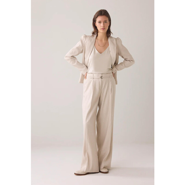 Summum 4s2767-12157 trousers wide linen blend twil 4059212086 large