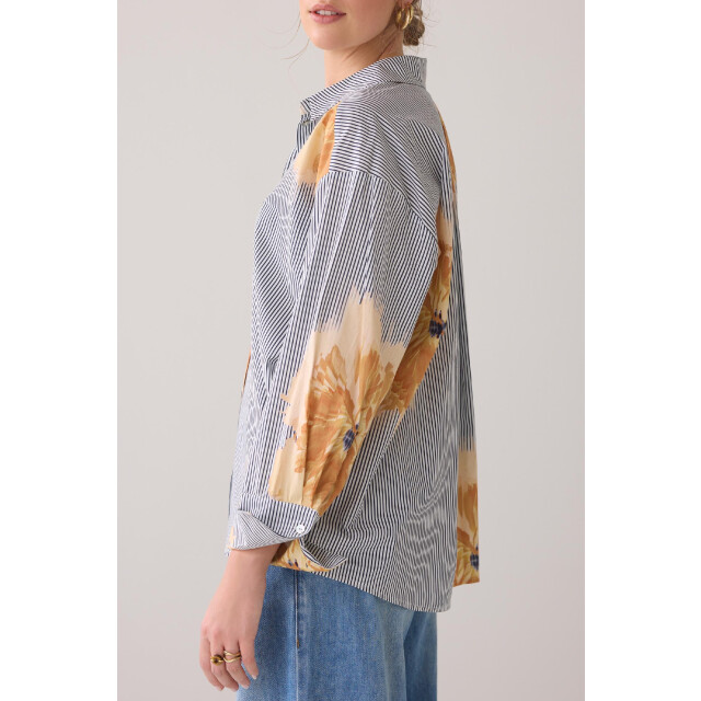 Summum 2s3239-12168 blouse flowers and stripes 4059270050 large