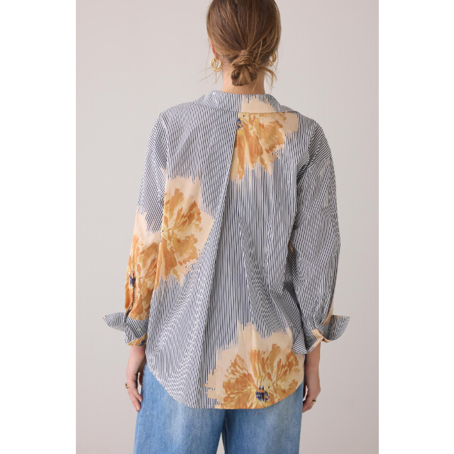 Summum 2s3239-12168 blouse flowers and stripes 4059270050 large