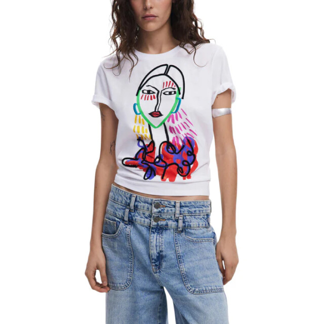 Desigual T-shirts women t-shirt SYNC2FASHION-2419153 large Desigual T-shirts women t-shirt SYNC2FASHION-2419153 large