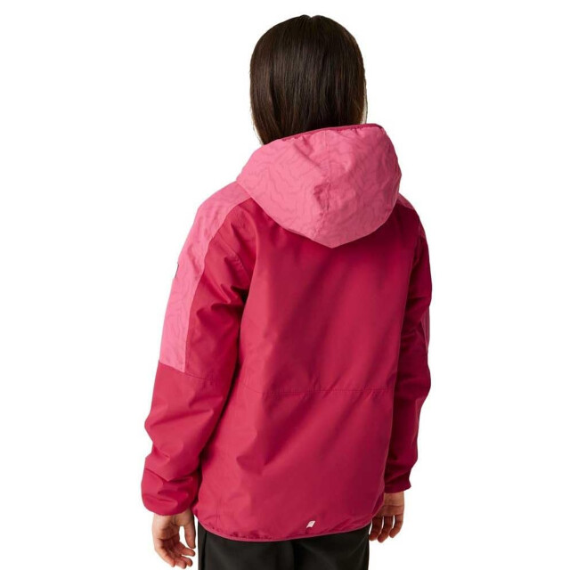 Regatta Kinder/kids volcanics viii reflecterende jas UTRG11674_deeppinkhotpink large