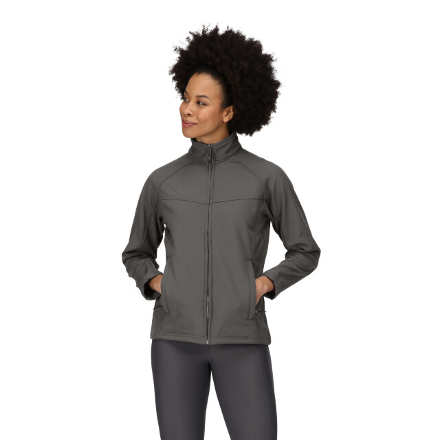 Regatta Dames uproar windbestendige softshell vest UTRG1491_sealgrey large Regatta Dames uproar windbestendige softshell vest UTRG1491_sealgrey large