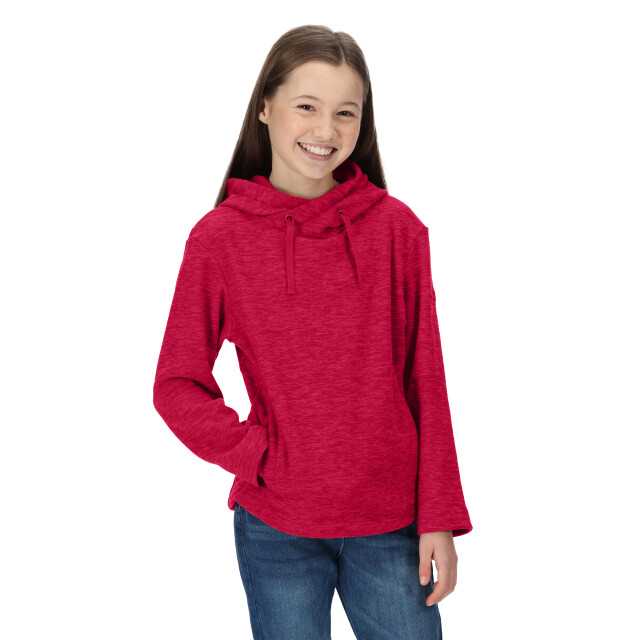 Regatta Kinderen/kinderen kacie hooded fleece UTRG4539_berrypinkmarl large