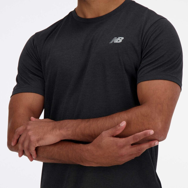 New Balance 071144_990-XL Shirts Zwart 071144_990-XL large