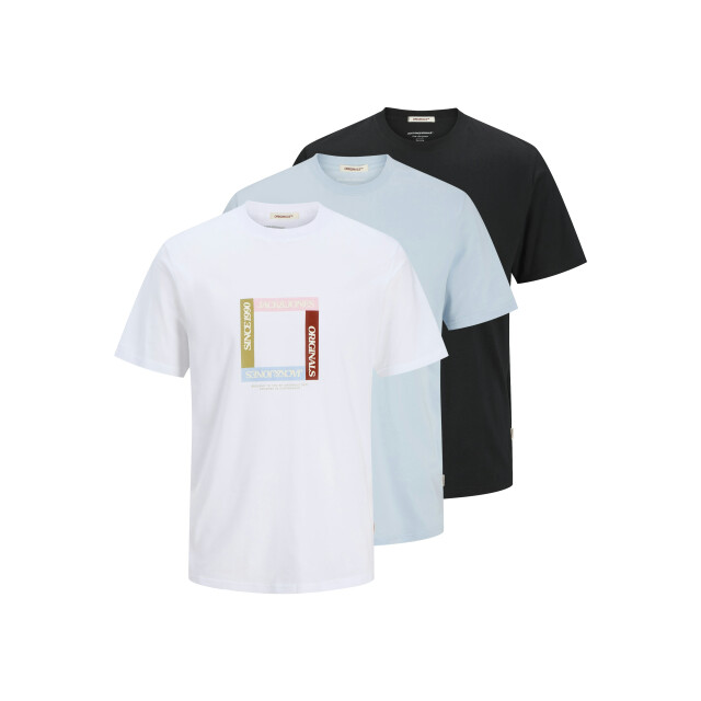 Jack & Jones Jortavira branding tee ss cn 3pk mp 12284715 large