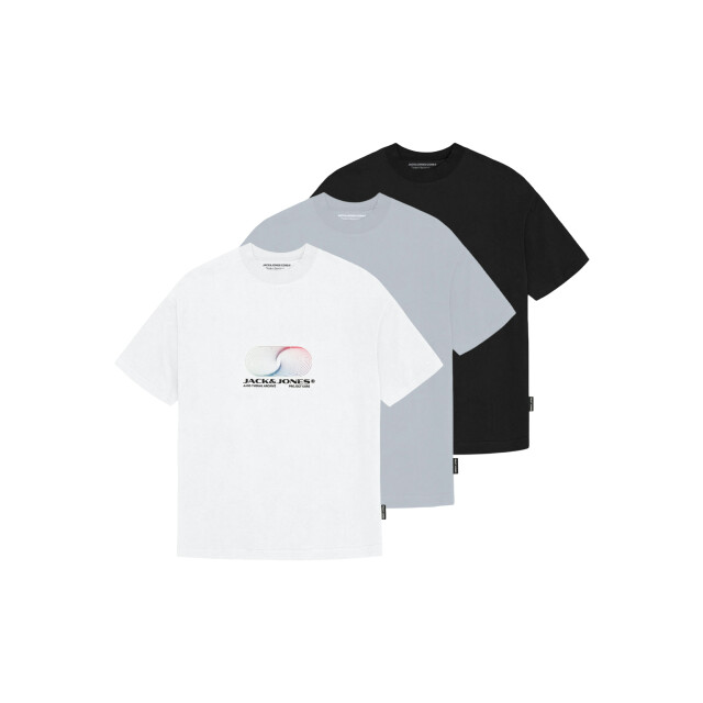 Jack & Jones Jcocalma tee ss crew neck 3pk mp 12284790 large