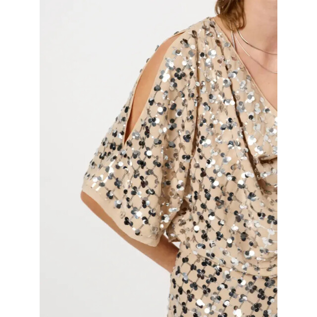 Dante 6 D6 avy sequined draped top D6 Avy Sequined Draped Top/9300 Silver large