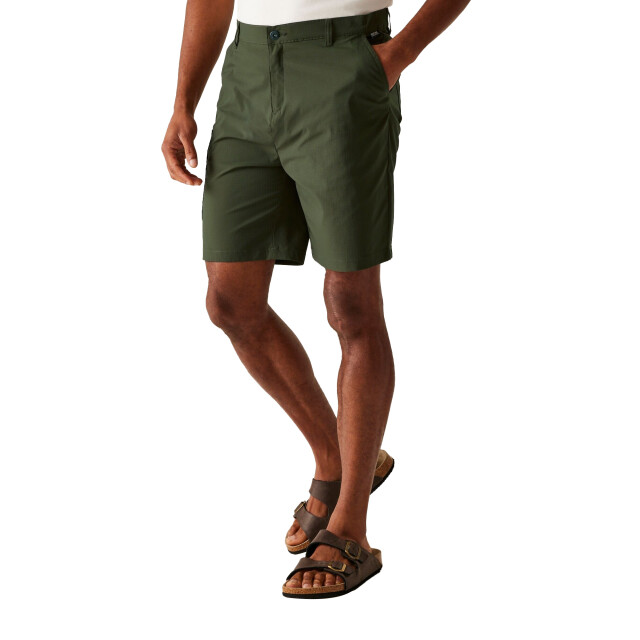 Regatta Heren dalry multi pocket korte broek UTRG10335_darkkhaki large