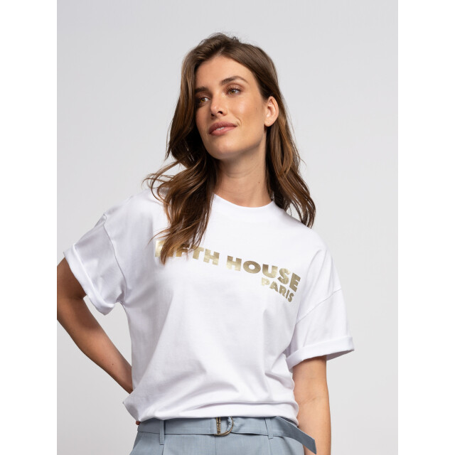 Fifth House Ives t-shirt star white FH 6-660 2504 1027 large