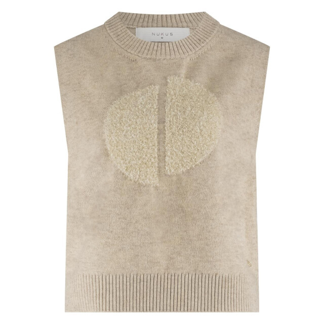 Nukus Nkf07000 9 intarsia spencer sand NKF07000  9 large