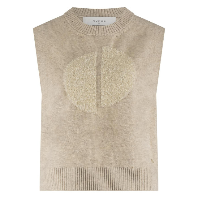 Nukus Nkf07000 9 intarsia spencer sand NKF07000  9 large