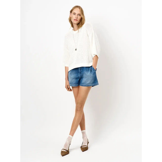 Dante 6 D6 flynn rhinestone shorts D6 Flynn Rhinestone Denim Shorts/4700 Vintage Blue large