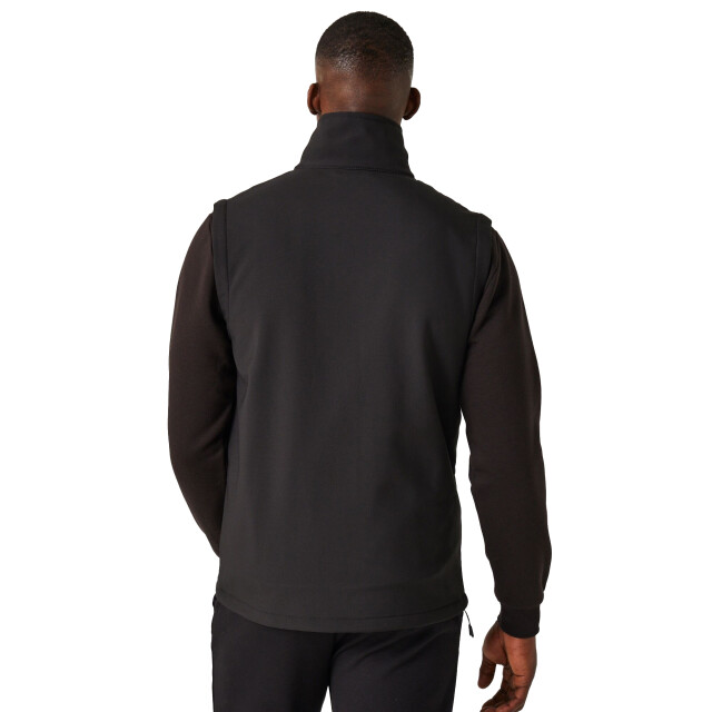 Regatta Heren navigate softshell 2-laags bodywarmer UTRG10672_blackclassicred large