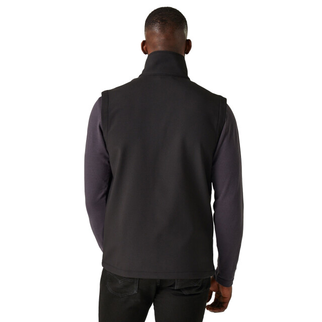 Regatta Heren navigate softshell 2-laags bodywarmer UTRG10672_blacksealgrey large