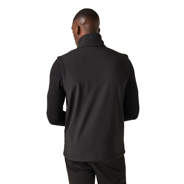 Regatta Heren softshell 2-laags bodywarmer UTRG10672_blackorangepop large