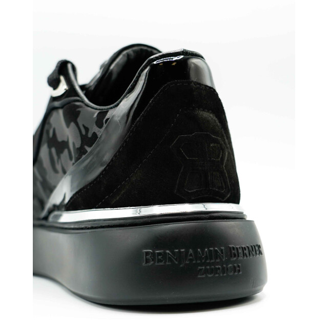Benjamin Berner Reflective camouflage calfskin sneaker 62130 large