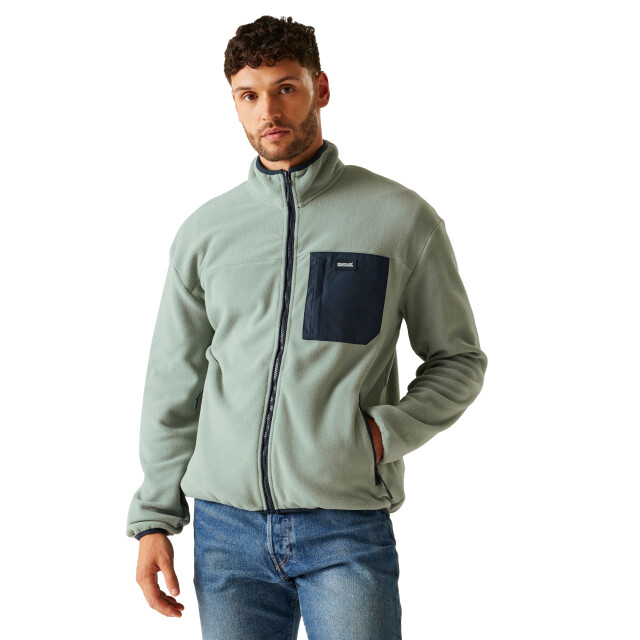 Regatta Heren frankie full zip fleecejack UTRG11055_glaciernavy large