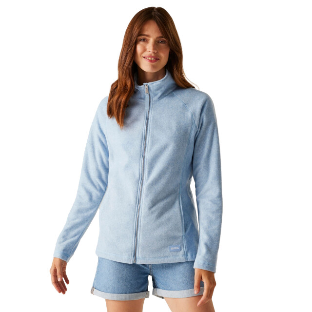 Dare2b Dames mayse full zip fleecejack UTRG11073_chambraybluemarl large