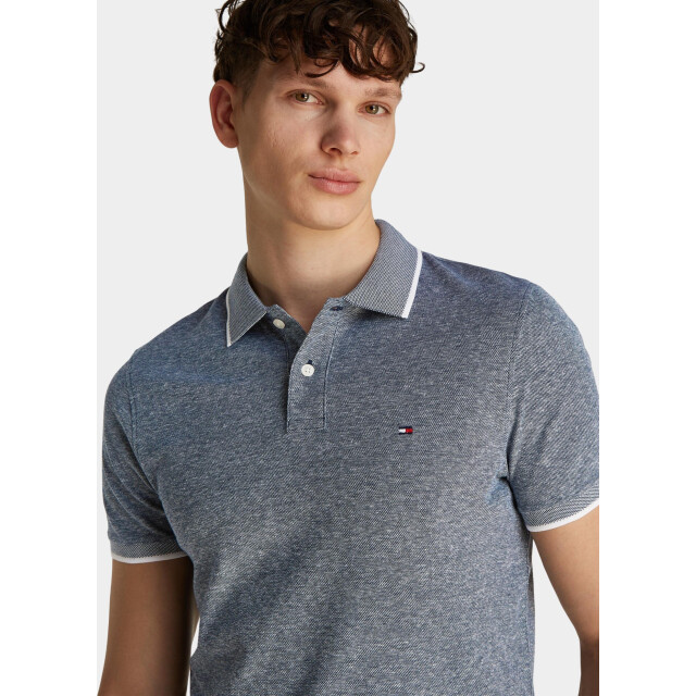 Tommy Hilfiger Polo korte mouw linen pque reg polo mw0mw33140/daf 198216 large
