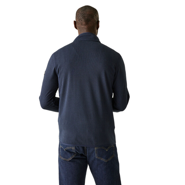 Regatta Heren kitom full zip fleecejack UTRG11121_navymarl large