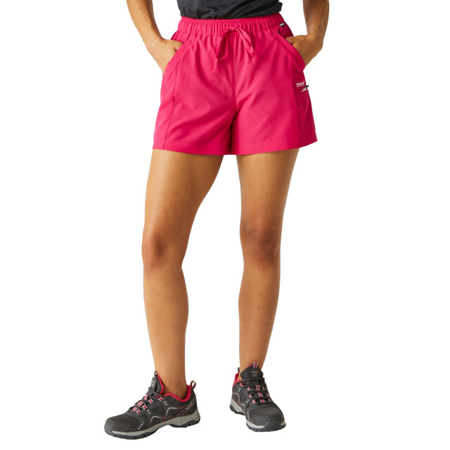 Regatta Dames travel light packaway shorts UTRG11240_pinkpotion large