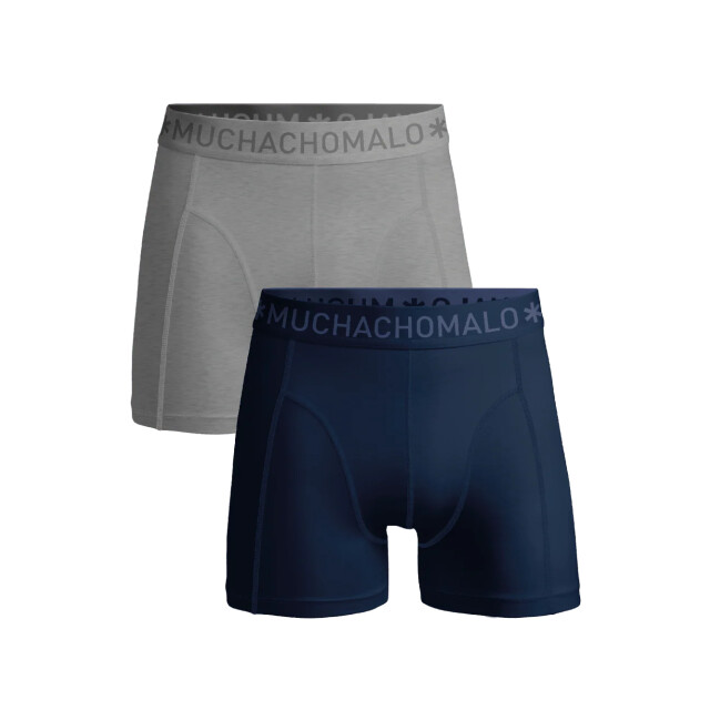 Muchachomalo Jongens 2-pack boxershorts U-SOLID1010-1223J large