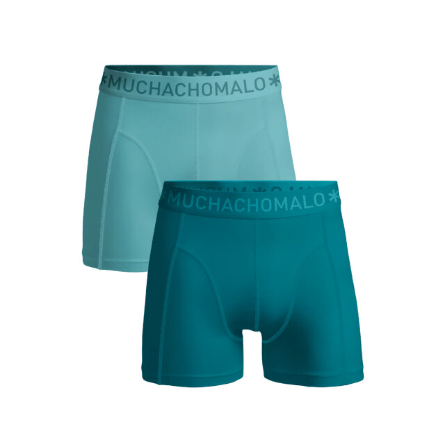 Muchachomalo Jongens 2-pack boxershorts U-SOLID1010-1230J large