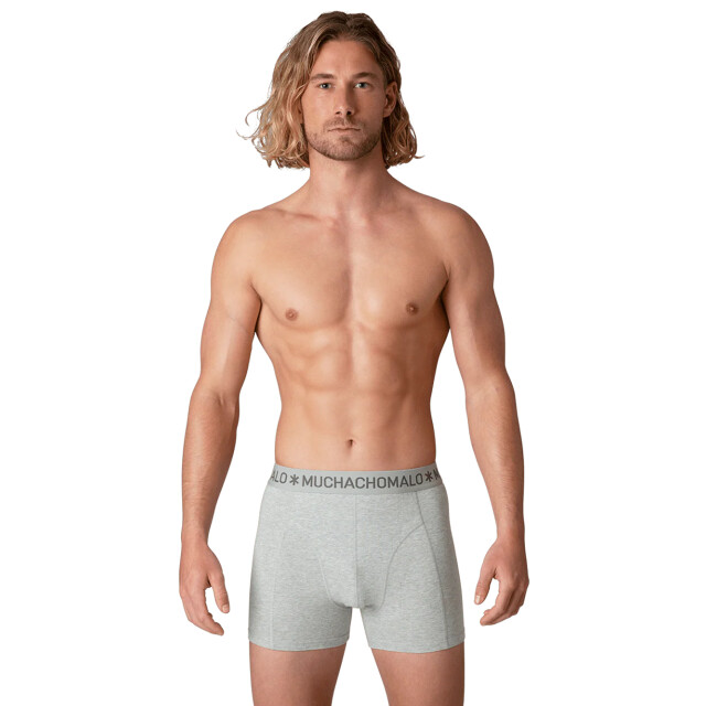 Muchachomalo Heren 2-pack boxershorts U-SOLID1010-1223 large