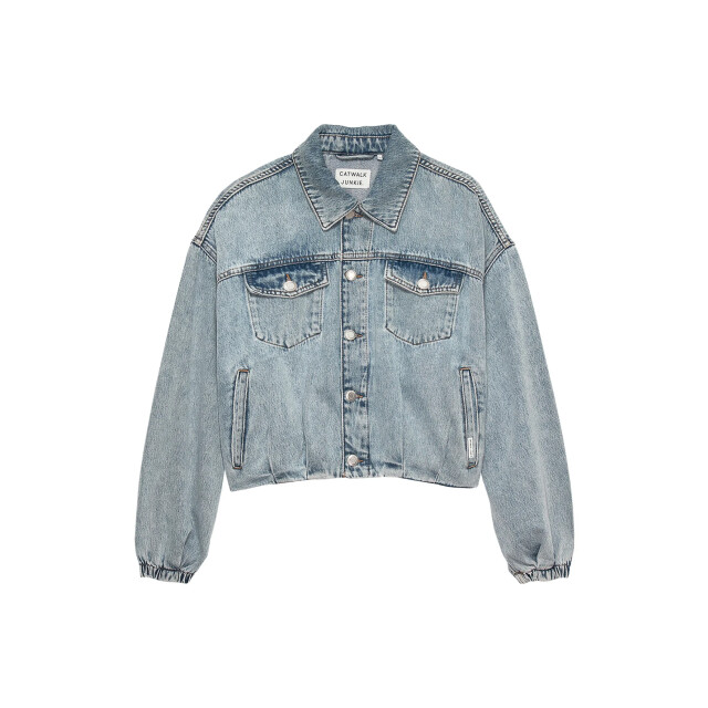 Catwalk Junkie 25030221 tuck in denim jacket 2503022401 Tuck in denim jacket large