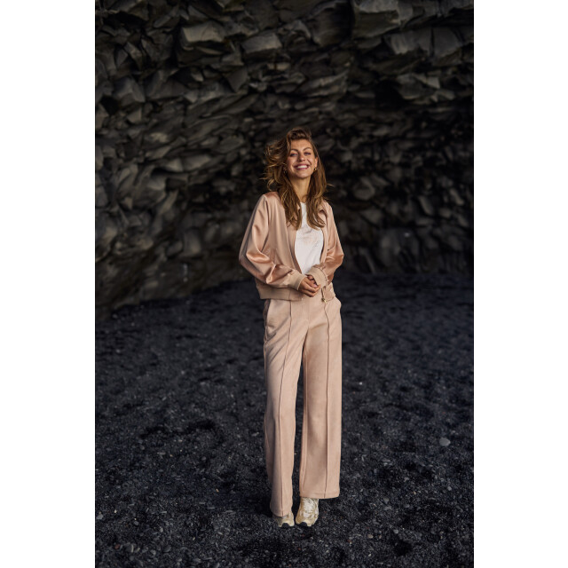 Nukus Nkf09054 266 jill pants suedine dusty pink NKF09054  266 large