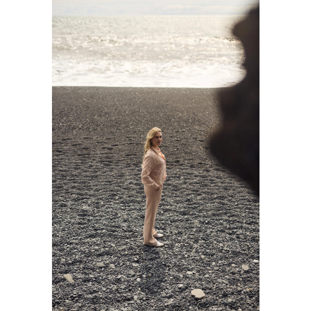 Nukus Nkf09054 266 jill pants suedine dusty pink NKF09054  266 large