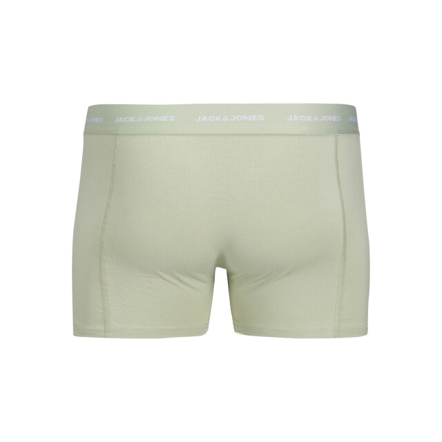 Jack & Jones Heren boxershorts trunks jactom bamboe 3-pack zwart/lichtblauw/lichtgroen 12277176 large