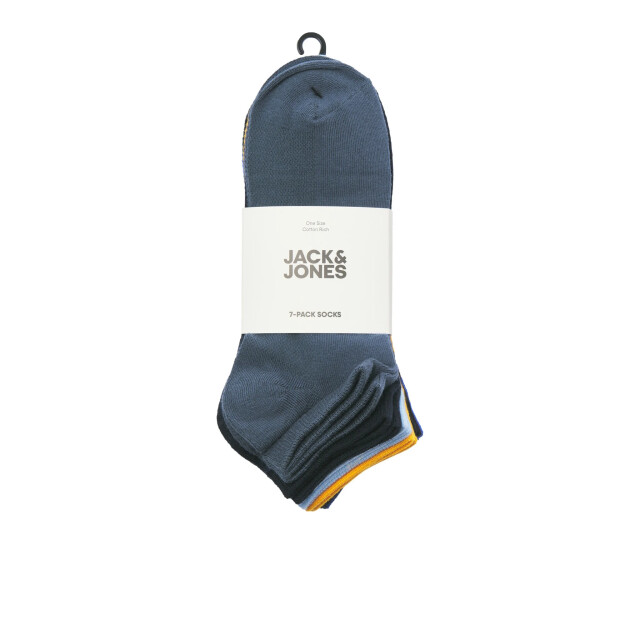 Jack & Jones Heren sneakersokken jacchester 7-pack color 12277102 large