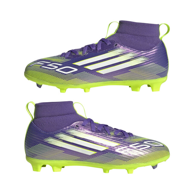 Adidas f50 league fg/mg mid j voetbal schoen firm ground jongens - 072274_730-3,5 large