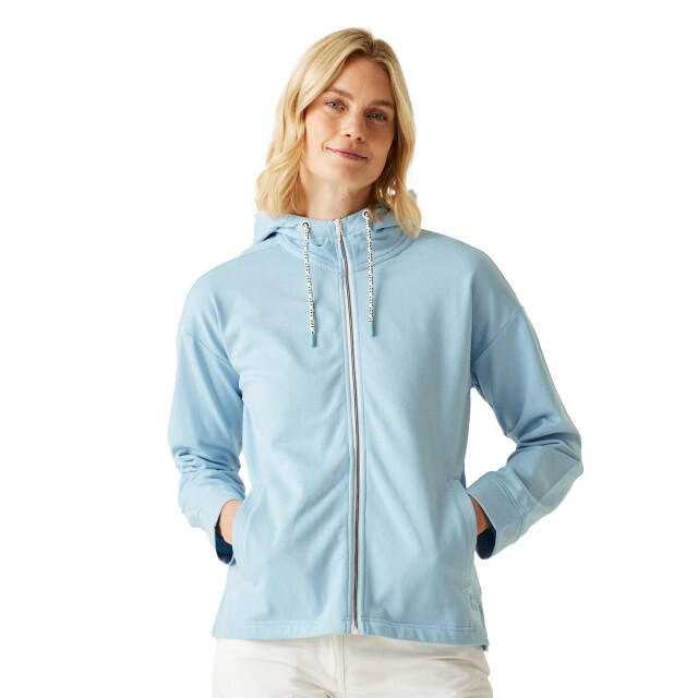 Regatta Dames bayletta ii full zip hoodie UTRG11388_chambrayblue large