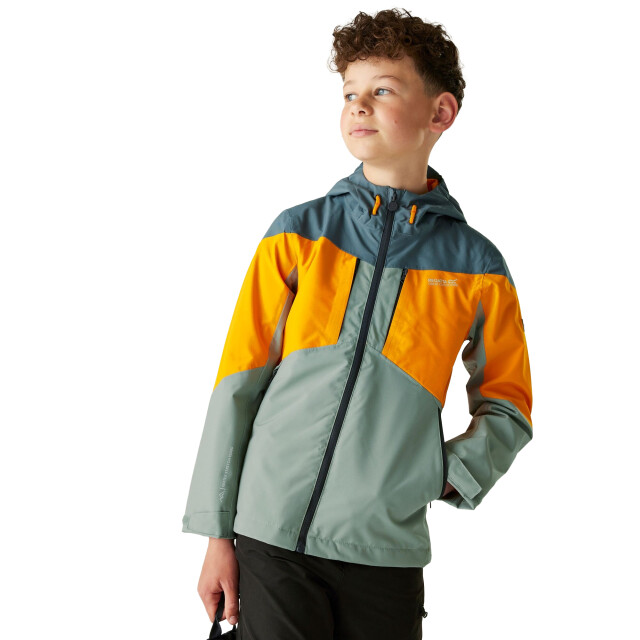 Regatta Kinder/kinder highton vi waterdichte jas UTRG11444_glacierbrightmarigold large