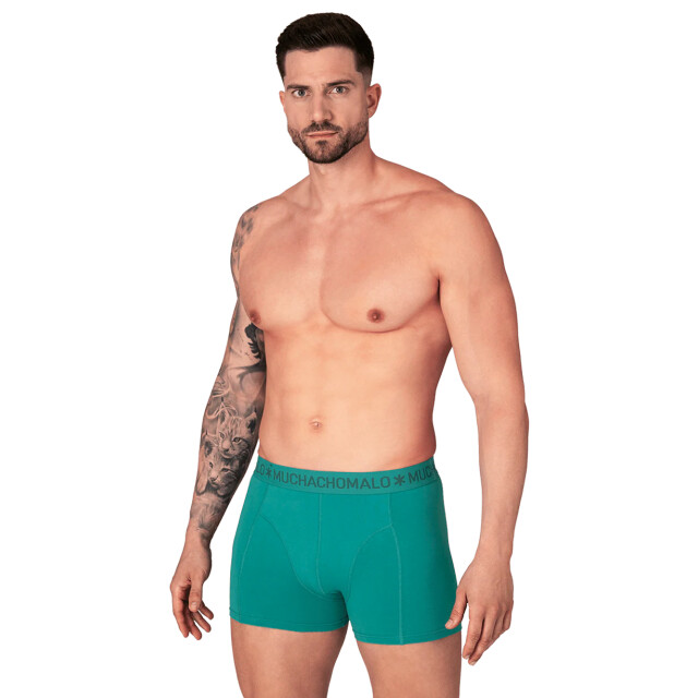 Muchachomalo Heren 2-pack boxershorts U-SOLID1010-1224 large