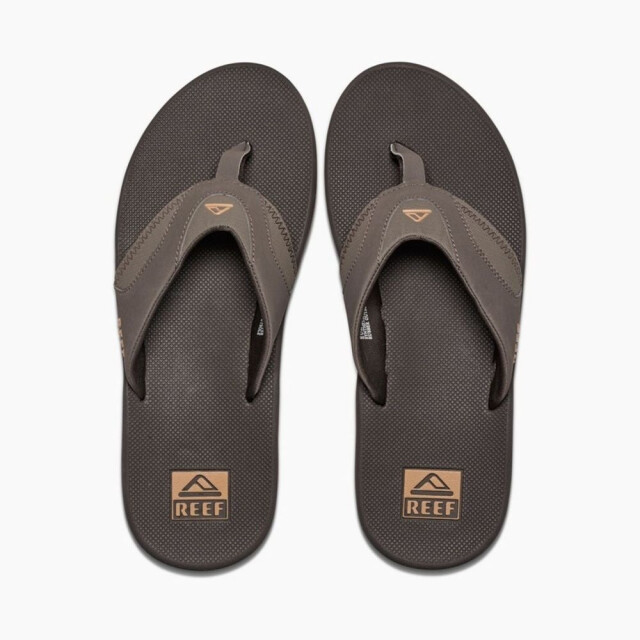 Reef Slipper fanning rf002026bgm brown/gum RF002026BGM large