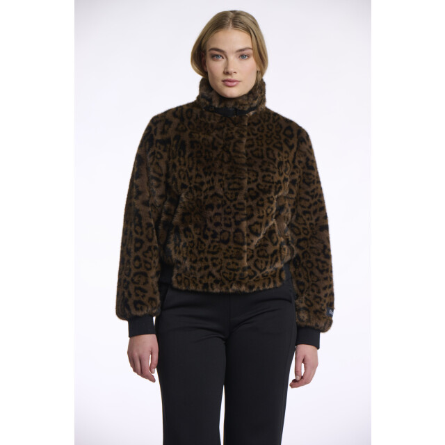 Rino & Pelle Ambra.7012511 rino en pelle short fake fur jacket leopard Ambra.7012511 Leopard large Rino & Pelle Ambra.7012511 rino en pelle short fake fur jacket leopard Ambra.7012511 Leopard large