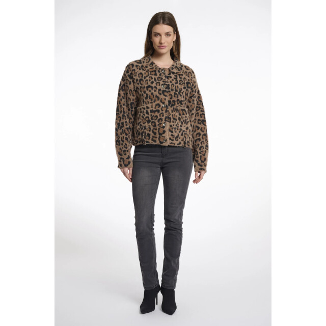 Rino & Pelle Bubbly.5012511 rino en pelle boxy jacket leopard Bubbly.5012511 Leopard large