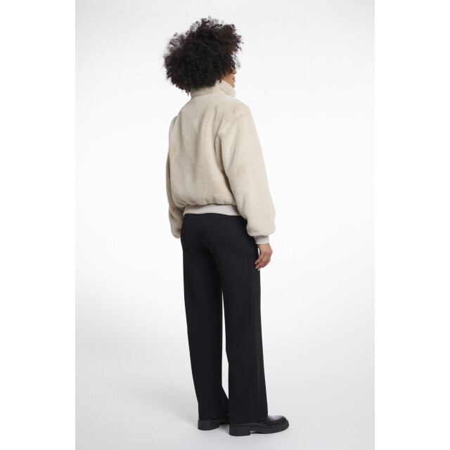 Rino & Pelle Ambra.7002511 rino en pelle short fake fur jacket birch Ambra.7002511 Birch large