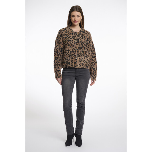 Rino & Pelle Bubbly.5012511 rino en pelle boxy jacket leopard Bubbly.5012511 Leopard large