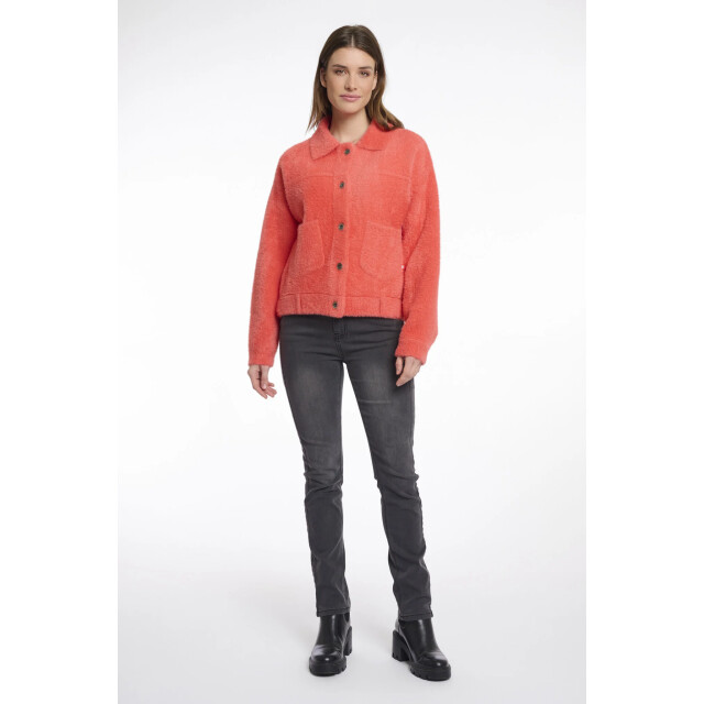 Rino & Pelle Bubbly.5002511 rino en pelle boxy jacket bright coral Bubbly.5002511 Bright coral large Rino & Pelle Bubbly.5002511 rino en pelle boxy jacket bright coral Bubbly.5002511 Bright coral large