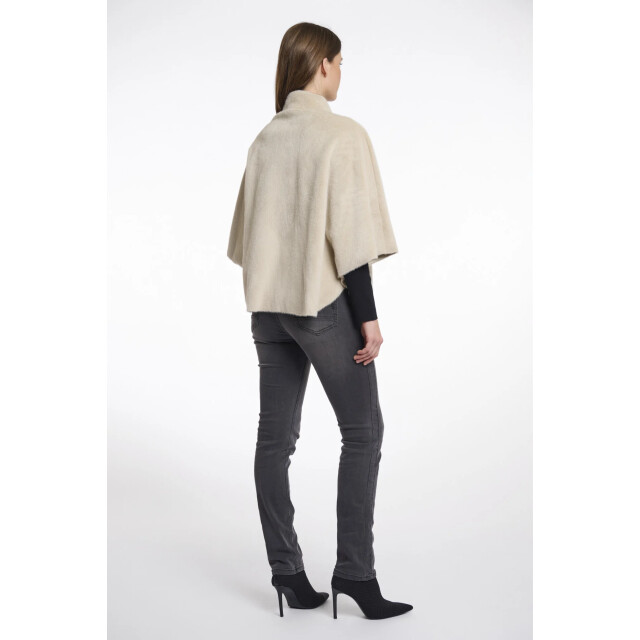 Rino & Pelle Dewi.7002511 rino en pelle faux fur cape birch Dewi.7002511 Birch large