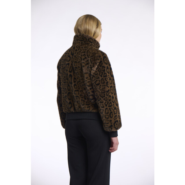 Rino & Pelle Ambra.7012511 rino en pelle short fake fur jacket leopard Ambra.7012511 Leopard large Rino & Pelle Ambra.7012511 rino en pelle short fake fur jacket leopard Ambra.7012511 Leopard large