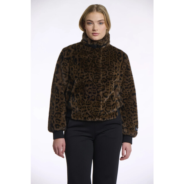 Rino & Pelle Ambra.7012511 rino en pelle short fake fur jacket leopard Ambra.7012511 Leopard large Rino & Pelle Ambra.7012511 rino en pelle short fake fur jacket leopard Ambra.7012511 Leopard large