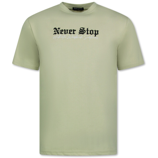 True Rise T-shirt met opdruk t-shirt grappig YN2-700 large