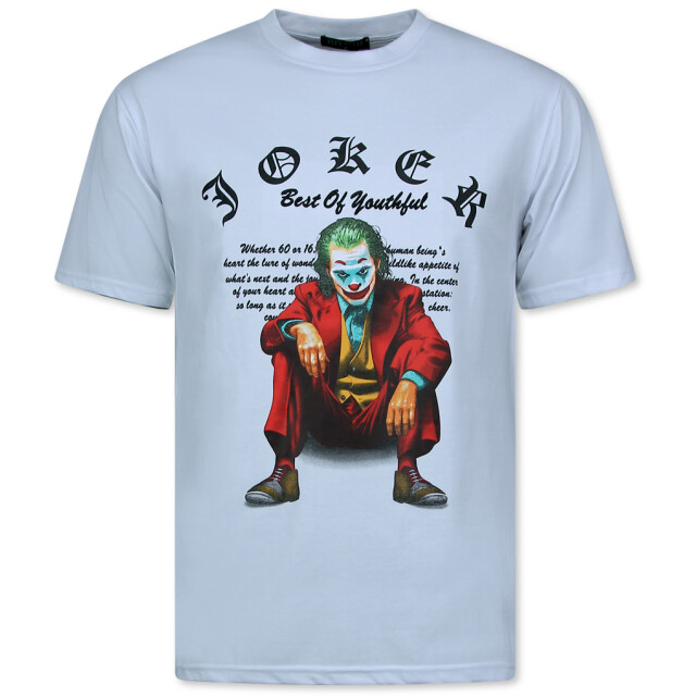 True Rise Joker t-shirt met print YN2-701 large